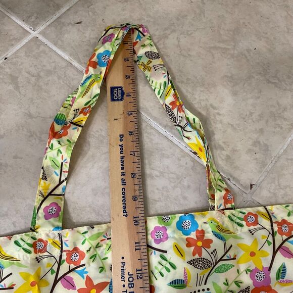 Paperchase Mellow Meadow Reusable packable Tote Shopper w clip - Picture 7 of 7